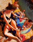 La montée des eaux. - EXPO: Chiraux chez Chapo.