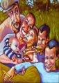 Portrait de famille. - PEINTURES DIVERSES